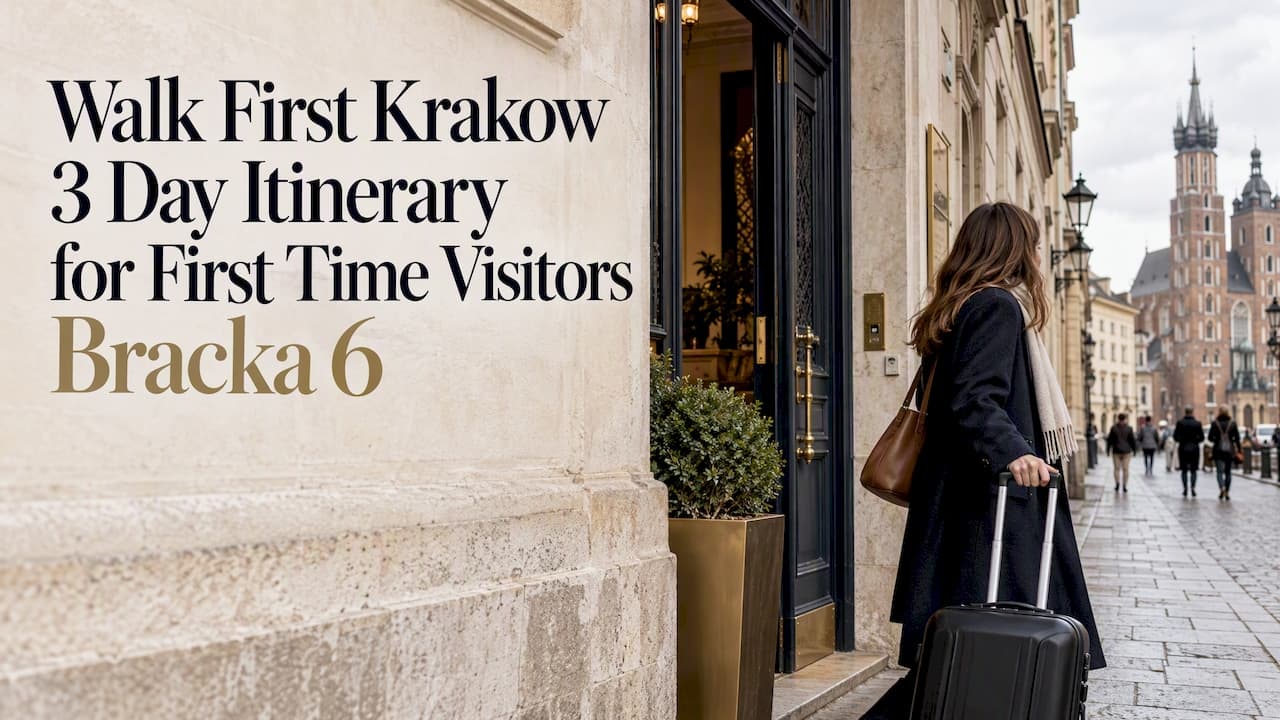 Walk First Krakow 3 Day Itinerary for First Time Visitors, Bracka 6