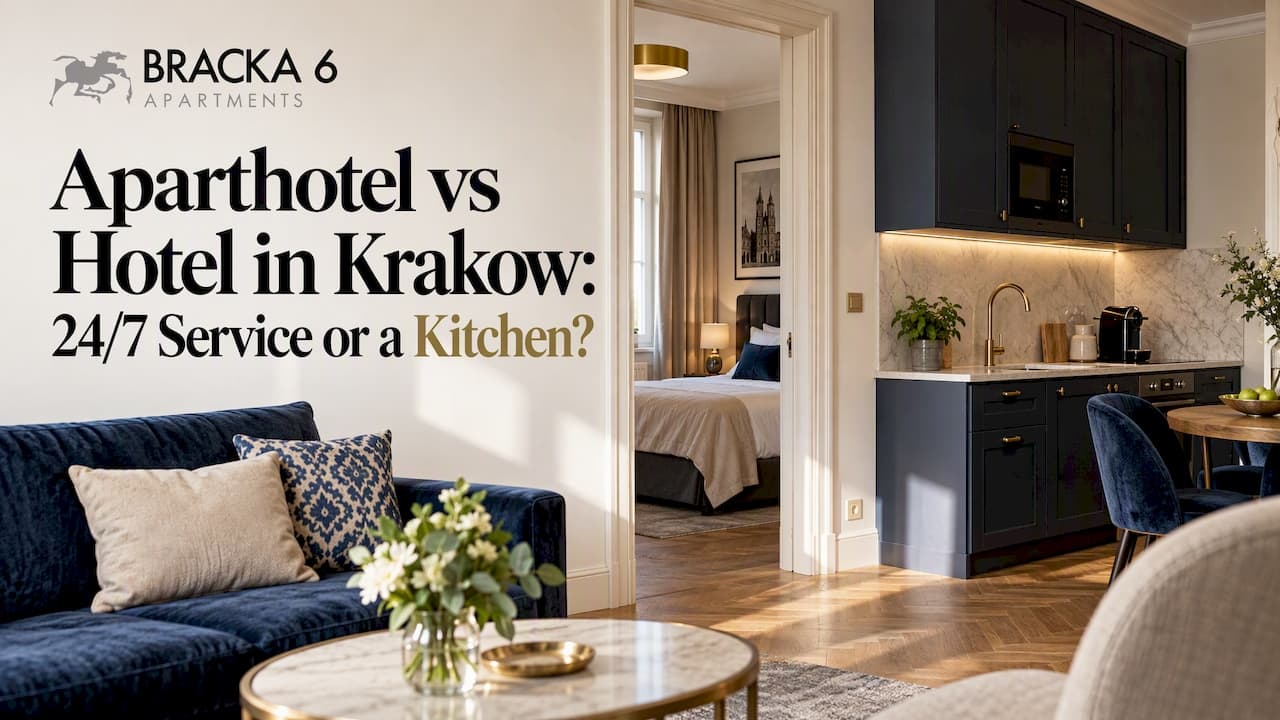 Aparthotel vs Hotel in Krakow: 24/7 Service or a Kitchen?