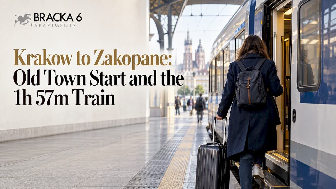 Krakow to Zakopane: Old Town Start and the 1h 57m Train