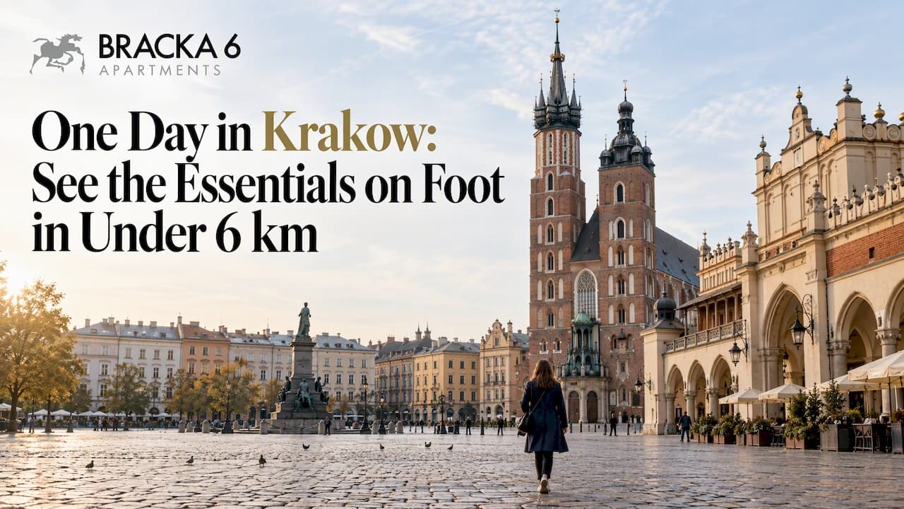 One Day in Krakow: See the Essentials on Foot in Under 6 km
